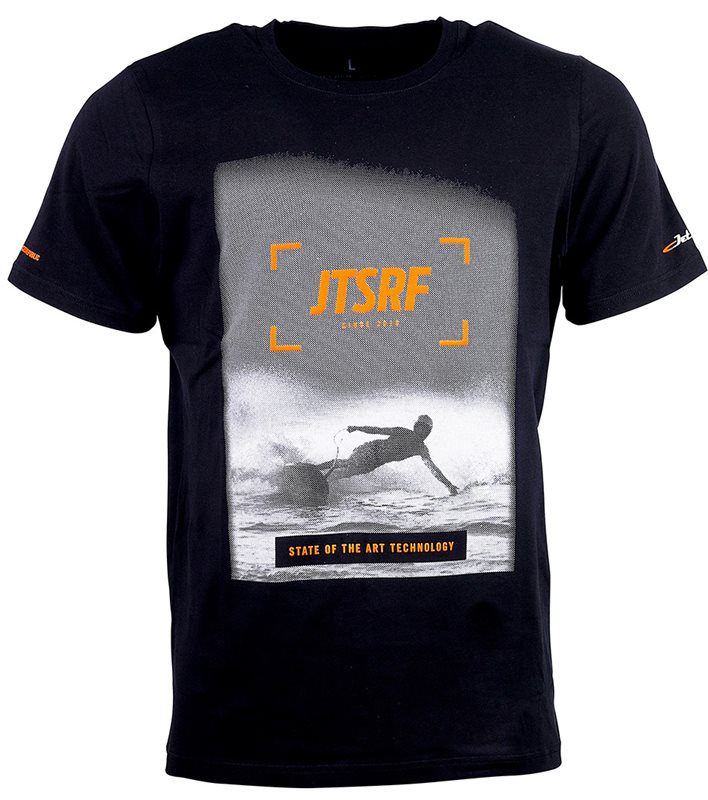 Jetsurf T-shirt Turn Black/Orange