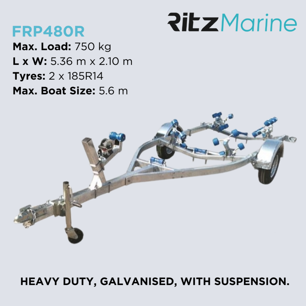 Heavy Duty Galvanised Trailer for Boats up to 5.5m