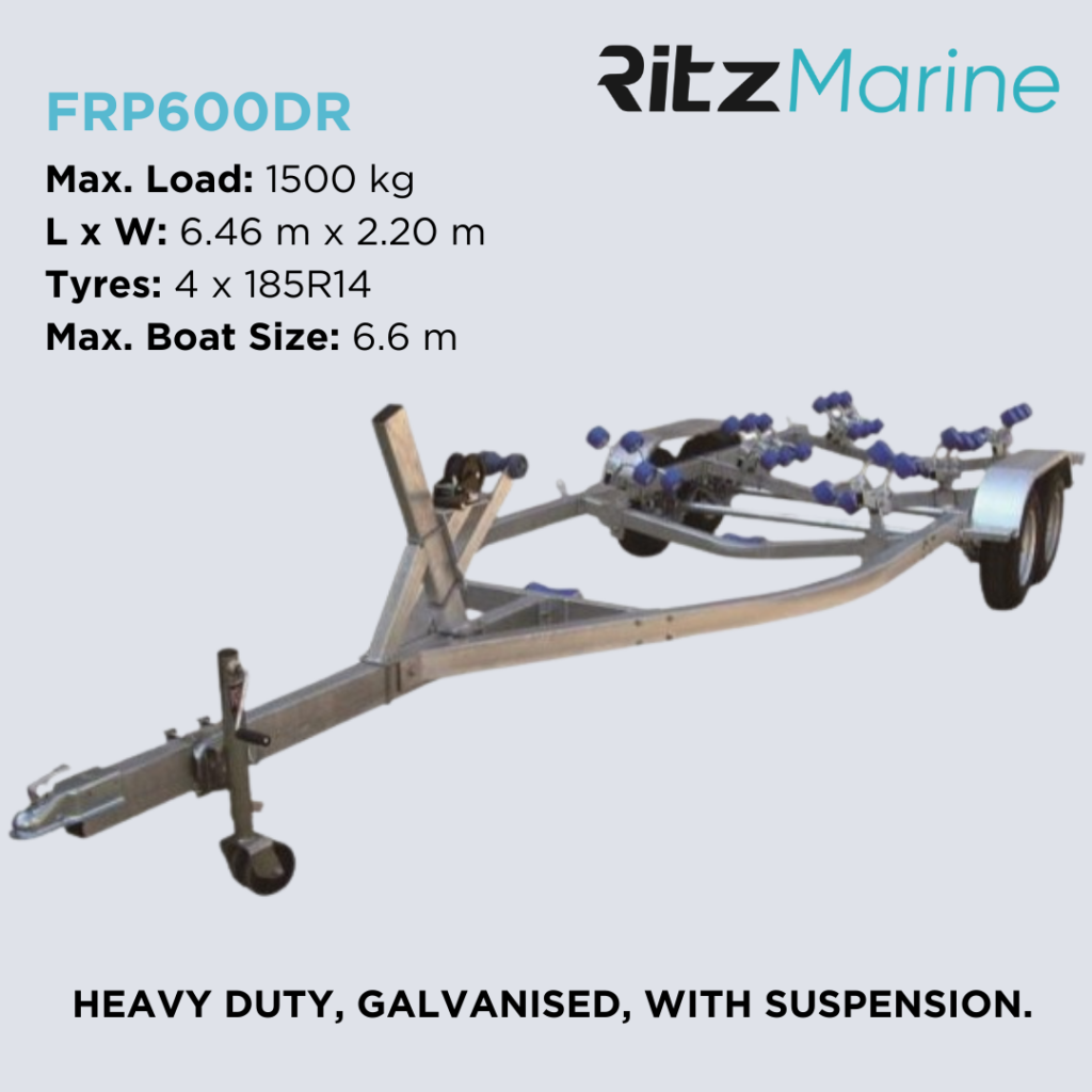 Heavy Duty Galvanised Trailer for Boats up to 6.6m