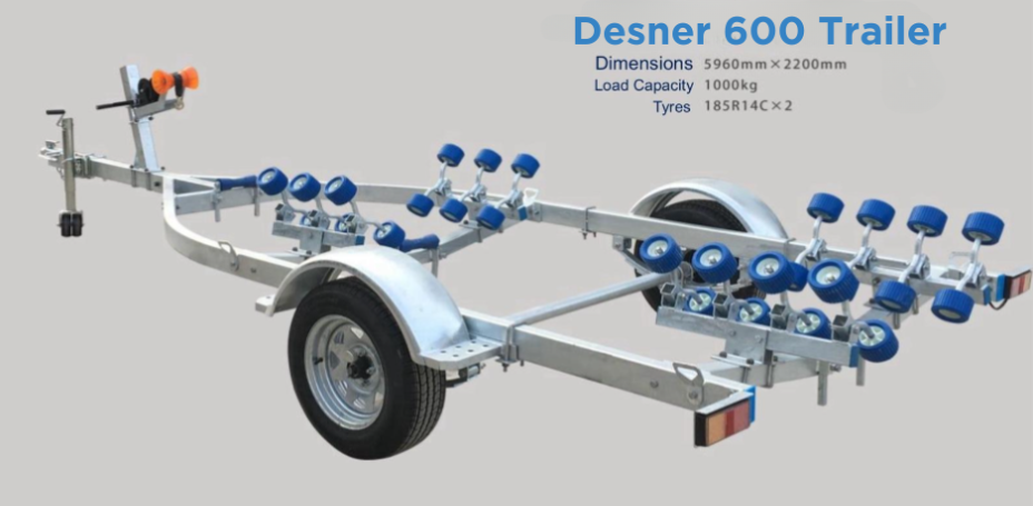 Heavy Duty Galvanised Trailer for Boats up to 6m