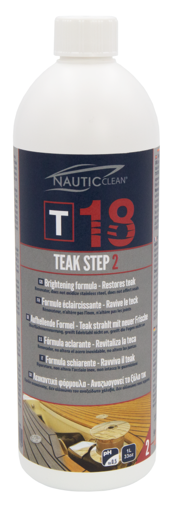 Nautic Clean T18 Step 2 - Brightening Formula for Restoring Teak