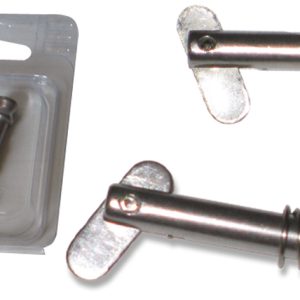 STAINLESS STEEL removable locking pin with spring.