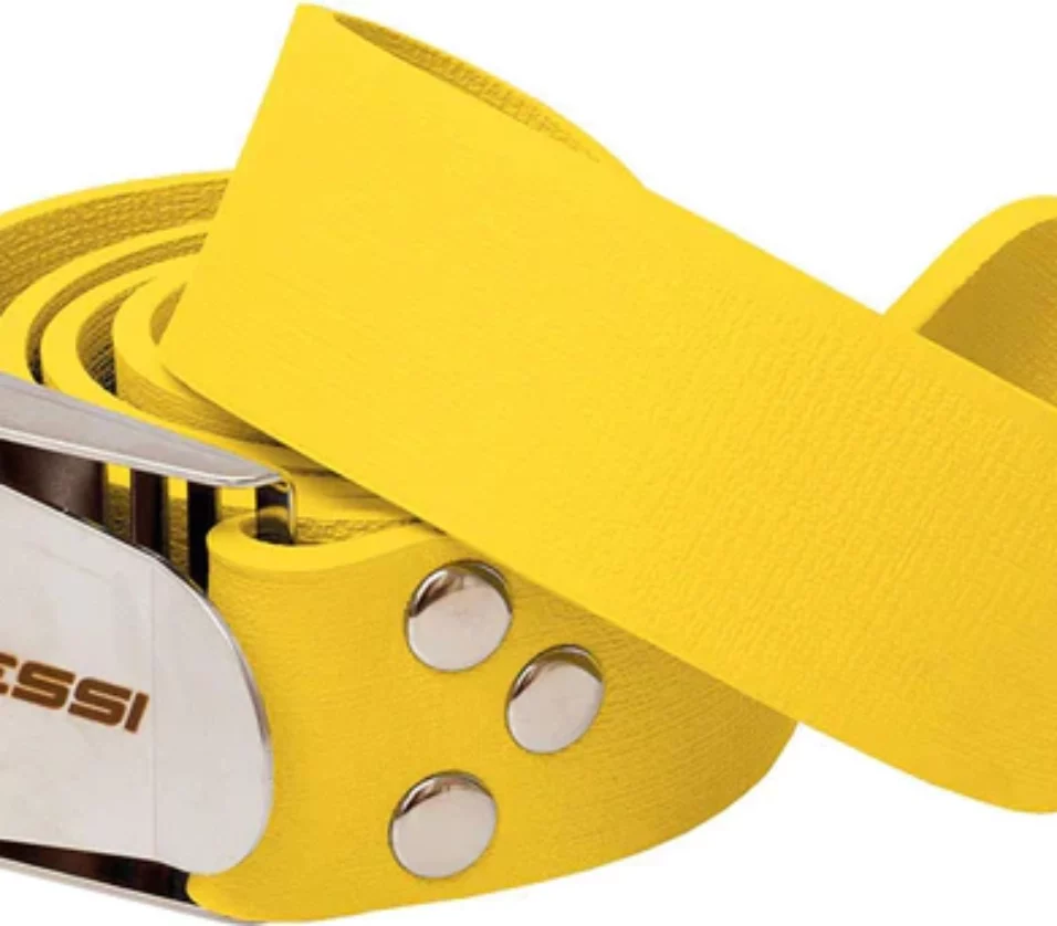 Cressi Rubber Yellow Weight Belt